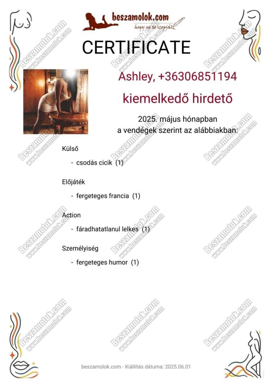 Ashley - +36 30 685 1194 - arckepes szexpartner foto